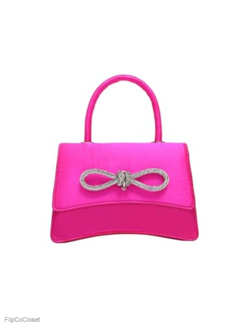 Rhinestone Clutch Purse Sparkly Bow Evening Bag